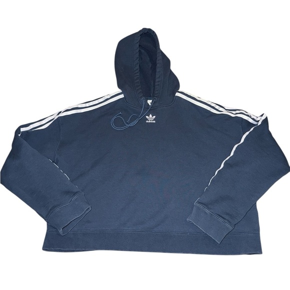 adidas Tops - Cropped Adidas Hoodie